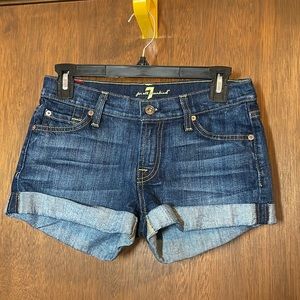 7 For All Mankind Jean Shorts